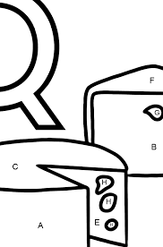The letter q letter q coloring page. Portuguese Letter Q Coloring Pages Print And Online Free