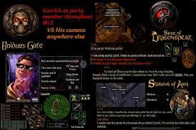 Historia Bardica. The history of Garrick throughout the ages. At least he  quotes Monty Python so all is forgiven. : r/baldursgate