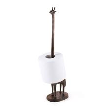 Our cast iron range of cookbook stands, table heaters and mug tree and paper towel holders, have high quality finishes for beauty and durability when both in and out of use. Shoze Cast Iron Giraffe Toilet Paper Roll Holder Free Standing Novelty Kitchen Roll Dispenser Stand Holder Home Decor Buy Online In Bahamas At Bahamas Desertcart Com Productid 110406935