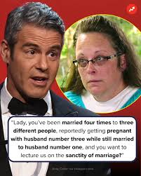The hills were alive with the sound of insults as Andy Cohen lashed out at  gay rights opponent Kim Davis over her continued opposition to LGBTQ+  marriage equality. See more