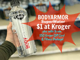 Body armor super water drink review and ph balance info. New Bodyarmor Sportwater Just 1 00 At Kroger Plus Enter To Win A 50 Kroger Gift Card Fitness Package Kroger Krazy