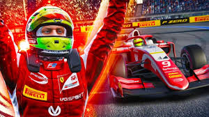 Mick schumacher took his maiden formula 2 victory at the hungarian grand prix on sunday. New F2 2019 Gameplay Mick Schumacher Youtube