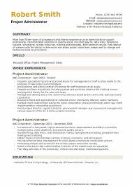 3+ years of experience as a project manager and 5 years as a software developer. Project Resume Template Insymbio