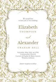 Tasteful Tapestry Frame Wedding Invitation Template Free Greetings Island Popular Wedding Invitations Wedding Invitations Wedding Frames