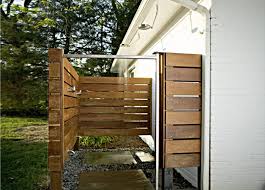 This outdoor shower is made of pvc and abs, making it durable. 25 Refreshing Outdoor Shower Ideas For An Easy Breezy Summer Architecture Design Competitions Aggregator