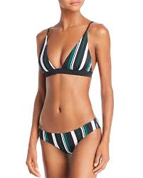 Venice Stripe Triangle Bikini Top Venice Stripe Bikini Bottom