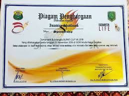 Maybe you would like to learn more about one of these? Piagam Penghargaan Suttercock Ekajayasport Vvf Facebook