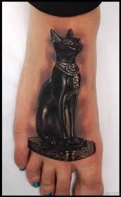 Egyptian snake tattoo (uraeus the cobra) the uraeus, upright form of an egyptian cobra used as a symbol of sovereignty, royalty, deity and divine authority in ancient egypt. 54 Sweet Cat Tattoos On Foot