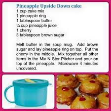 Gateau Renverse Aux Ananas Tupperware Breakfast Maker Recipe Mug Recipes Tupperware Recipes