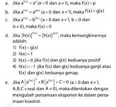 Contoh Soal Persamaan Eksponen Kelas 10 Dan Pembahasannya Lengkap