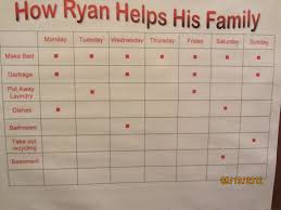 our chore chart 9 year old boy old boys parenting 9 year