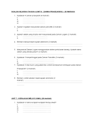 Soalan Sejarah Tahun 4 Pdf