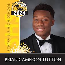 Help us celebrate #SHSClassof2024 graduate: BRIAN CAMERON TUTTON After  graduation, Brian will attend University of Southern Mississippi. Share  your congrats and blessings in the comments below! #StarkvilleSpark 🐝  SCHOOL & EXTRA CURRICULAR