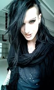 Black, white, grey, brown, red, blonde. Nomad Goth Androgynous Tomboy Fashion Inspiration Makeup And Hair Mix People Guys Goth Hair Goth Guys Long Hair Styles