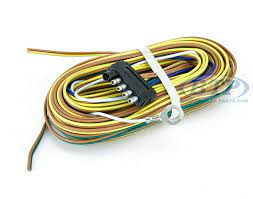 The white wire (ground) on the following boat trailer wiring diagram is drawn in grey so that you can see it against the white background. Boat Trailer Light Wiring Harness 5 Flat 35ft To Re Wire Trailer Lights And Disc Brakes