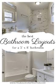 One of my favorite parts of every project is the design. The Best 5 X 8 Bathroom Layouts And Designs To Make The Most Of Your Space Trubuild Construction
