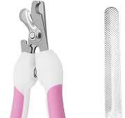 Labor-Saving and Safe Pet's Nail Clipper Scissors, Kitten Nail Toe Claw  Trimmer, Grooming Tools for Pets(Pink OPP Bag,S)
