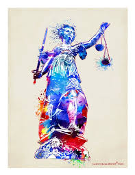 Lawyer Print Watercolor Lady Justice Etsy Lady Justice Art Zodiac Art