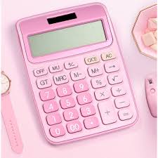 Create a professional calculator logo in minutes with our free calculator logo maker. 12 Digit Desk Calculator Large Buttons Financial Business Accounting Tool Pink Blue Black Big Buttons Battery And Solar Power Calculators Aliexpress