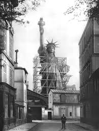 The Statue Of Liberty In Paris France 1886 Statue Of Liberty Old Photos History