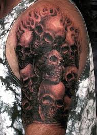 Pile Of Skulls Tattoo Skull Sleeve Tattoos Skull Tattoo Design Best Sleeve Tattoos