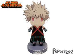Find derivations skins created based on this one; My Hero Academia Katsuki Bakugo Papercraft Paperized Crafts