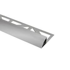 Metal square & round edge mosaic tile trim. Round Edge Durondell Matt Silver Aluminium Tile Trim By Dural 3m Length Buy Metal Tile Trim Online Premium Tile Trim