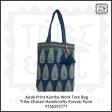 Ajrak Print Indigo Tote Bag