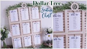Dollar Tree Wedding Seating Chart Diy Farmhouse Coastal Wedding Decor