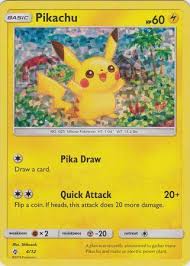 Pikachu 4 12 2018 Holo In 2020 Pikachu Holo Pokemon