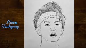 How To Draw Bts V Step By Step For Beginners Face Drawing Of A Boy Kpop Sketch Youcandraw Youtube Bts drawing easy cartoon chibi jungkook competition line characters. how to draw bts v step by step for beginners face drawing of a boy kpop sketch youcandraw