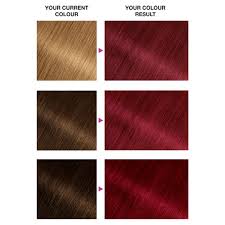 Garnier Olia 666 Vivid Garnet Red Permanent Hair Dye Garnier Hair Color Red Garnier Hair Color Dyed Red Hair