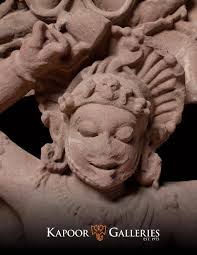 A sandstone sculpture of dancing Bhairava by Kapoor Galleries