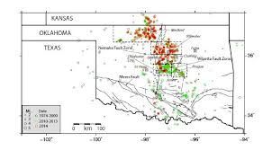 Oklahoma fault lines of central and northern oklahoma. Study Reawakened Oklahoma Faults Could Produce Larger Earthquakes Kgou