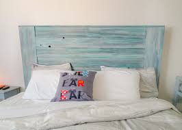 You can achieve this look by using different types of wood stain. Diy Rustic Farmhouse Headboard Love Our Crazy Life