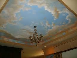 Sunny blue sky white clouds from $85.99 aud. I Like How The Clouds Frame The Ceiling Ceiling Murals Sky Ceiling Mural
