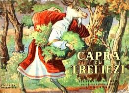 Capra cu trei iezi ‎(shellac, 12). Anemone Dem Demetrescu Capra Cu Trei Iezi Fairytale Illustration Book Illustration My Childhood Memories