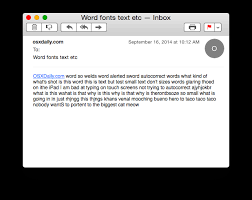 The vera fonts changed the way the game was played regarding typeface display on digital displays with full hinting for every glyph, allowing the compositor. How To Change The Mail Font Size In Mac Os X Osxdaily