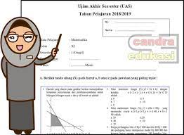 Soal uas/ukk matematika kelas 11 sma(paket 3) baca: Soal Uas Matematika Wajib Kelas 11 Semester 1 Kurikulum 2013 Contoh Materi Pendidikan