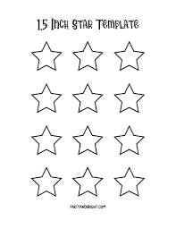 / 8+ free printable stencils. Star Template Printables Large Small Star Stencils Party Bright