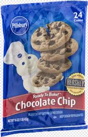 Pillsbury perfectly pumpkin premium cookie mix, 17.5 oz. Chocolate Chip Cookie Pillsbury Chocolate Chip Cookies Png Download 343x534 1693914 Png Image Pngjoy