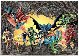 Justice League Of America Homage To Jla 200 By George Perez Comic Art Justice League Of America Comic Art Justice League