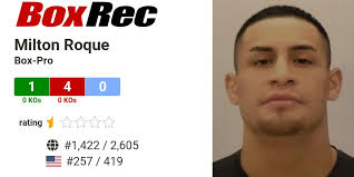 BoxRec: Milton Roque