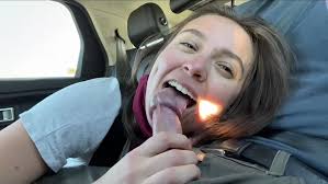 Back seat blowjob