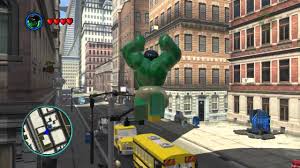 Lego Marvel Super Heroes The Video Game Hulk Free Roam Youtube