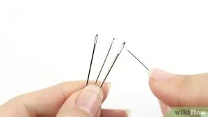 I sketched out a simple 5 petalled flower, using a quilter's pencil which gave a line that washed out. How To Thread A Needle And Tie A Knot 13 Steps With Pictures