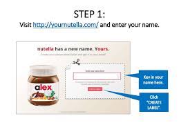 For those who missed the label printing at bugis+ last week. 5 Simple Steps To Create Your Own Nutella Label