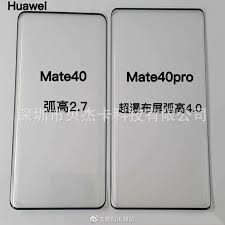 Normally, the mate smartphone would have been a candidate to feature the latest android the huawei mate 40 pro's positioning has a lot to offer too and often supports several frequency bands simultaneously. Huawei Mate 40 And Mate 40 Pro Screen Protector Shows Curved Display On Both Devices Huawei Central