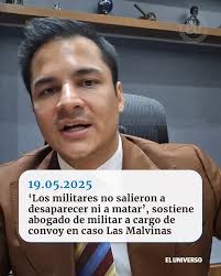 Jorge Haz Armas asumió la defensa del militar John Z., quien estuvo al  frente del convoy de militares que interceptó y llevó a #Taura a los  menores de #LasMalvinas. Él sostiene alegatos