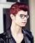 Dark Red Hair Color Men